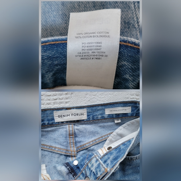 Denim Forum The '90s Nina Hi-Rise Slim Bootcut Jean - Picture 7 of 10